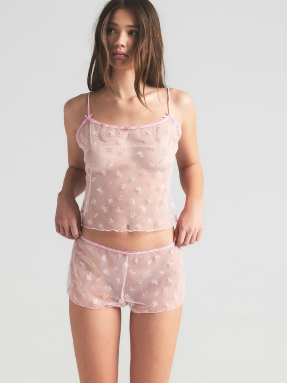 SKIMS NWOT Spring Intimates Cami & Shorts Set